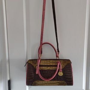 Brahmin satchel/crossbody bag